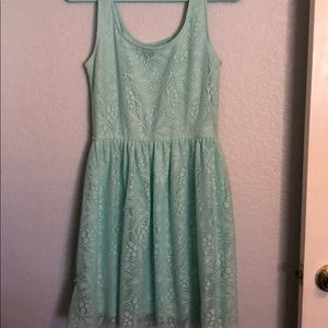 Teal dress